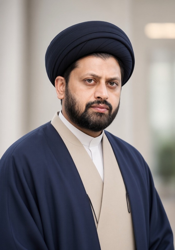 Maulana Faiz Abbas - Navy Blue Aba